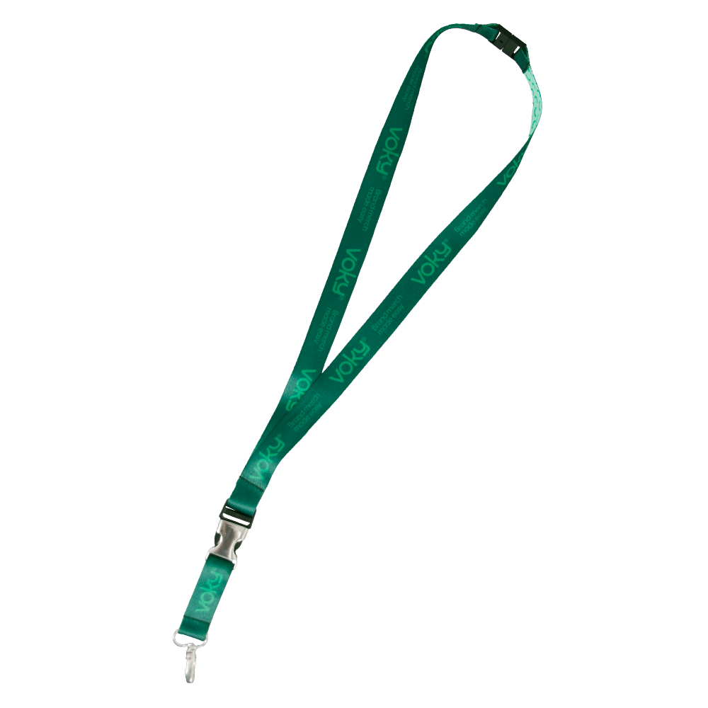 RECYCLED Logoband 20 mm, sublimering båda sidor